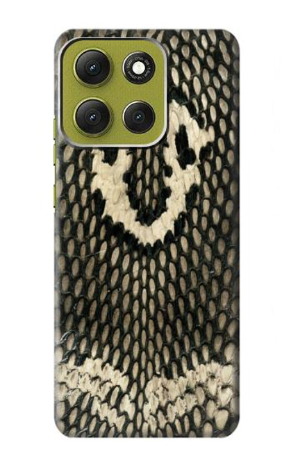 S2711 King Cobra Serpent Imprimé graphique Peau Etui Coque Housse pour Motorola Moto G86