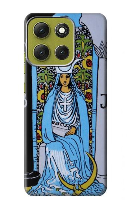 S2764 Papesse carte de tarot Etui Coque Housse pour Motorola Moto G86 S2764 Papesse carte de tarot Etui Coque Housse pour Motorola Moto G86