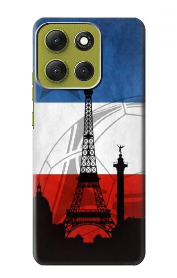 S2980 France Football Football Etui Coque Housse pour Motorola Moto G86