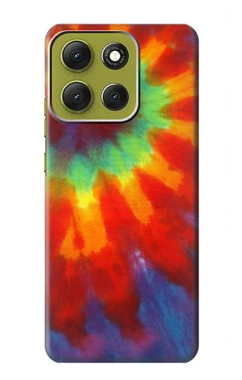 S2985 Coloré Tie Dye Texture Etui Coque Housse pour Motorola Moto G86