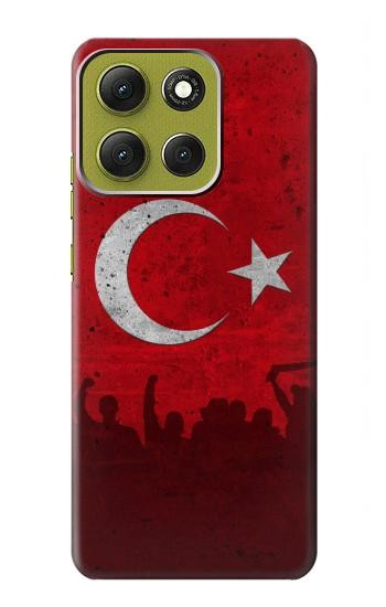 S2991 Turquie Football Football Etui Coque Housse pour Motorola Moto G86