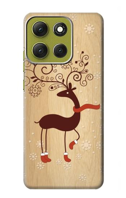 S3081 Bois Raindeer imprimé graphique Etui Coque Housse pour Motorola Moto G86 S3081 Bois Raindeer imprimé graphique Etui Coque Housse pour Motorola Moto G86