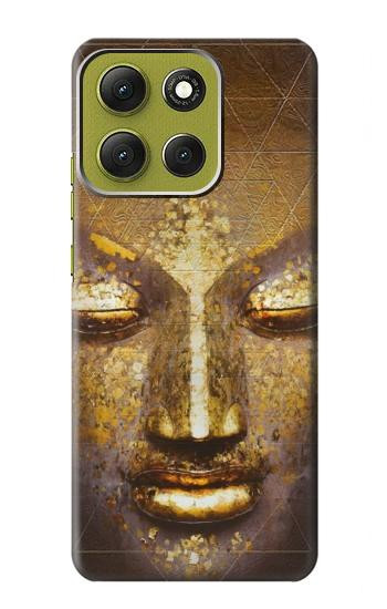 S3189 Magique Yantra Bouddha Visage Etui Coque Housse pour Motorola Moto G86