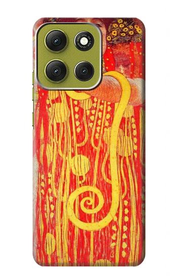 S3352 Gustav Klimt Médecine Etui Coque Housse pour Motorola Moto G86