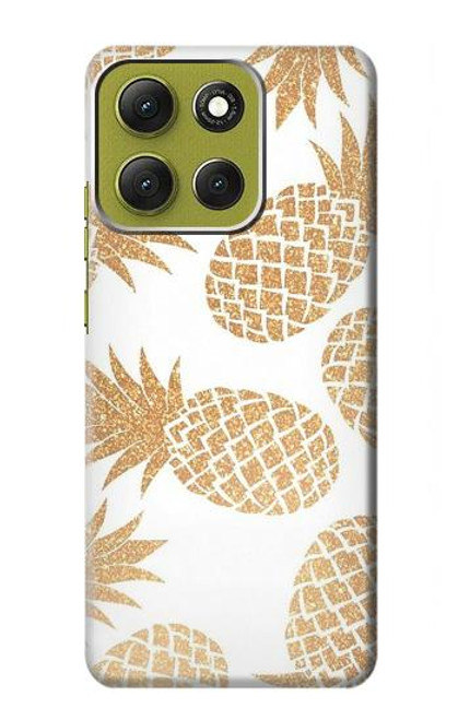 S3718 Ananas sans soudure Etui Coque Housse pour Motorola Moto G86