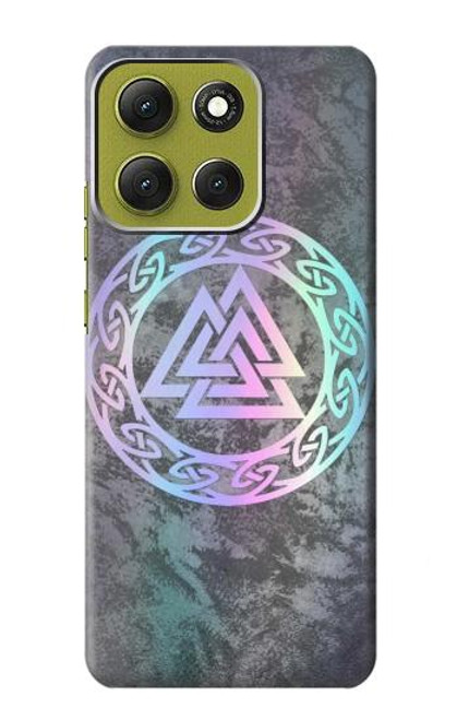S3833 Valknut Odin Wotans Noeud Hrungnir Coeur Etui Coque Housse pour Motorola Moto G86 S3833 Valknut Odin Wotans Noeud Hrungnir Coeur Etui Coque Housse pour Motorola Moto G86