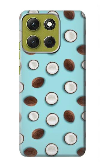 S3860 Motif à pois de noix de coco Etui Coque Housse pour Motorola Moto G86 S3860 Motif à pois de noix de coco Etui Coque Housse pour Motorola Moto G86