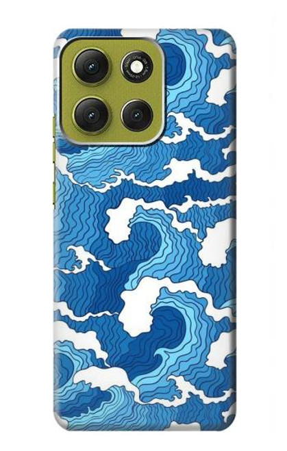 S3901 Vagues esthétiques de l'océan de tempête Etui Coque Housse pour Motorola Moto G86 S3901 Vagues esthétiques de l'océan de tempête Etui Coque Housse pour Motorola Moto G86