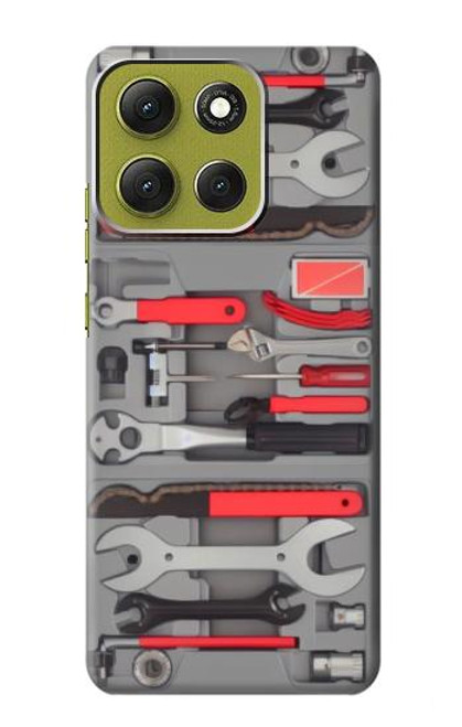 S3921 Outil de réparation de vélo Peinture graphique Etui Coque Housse pour Motorola Moto G86