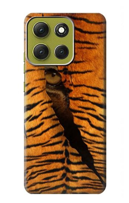 S3951 Marques de larme d'oeil de tigre Etui Coque Housse pour Motorola Moto G86