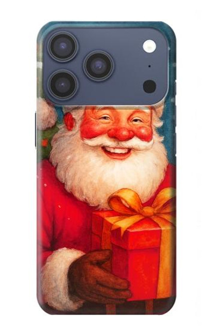 S4046 Joyeux Père Noël Etui Coque Housse pour iPhone 17 Pro