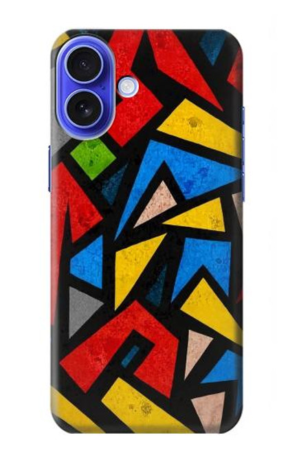 S4044 Art urbain abstrait Etui Coque Housse pour iPhone 16