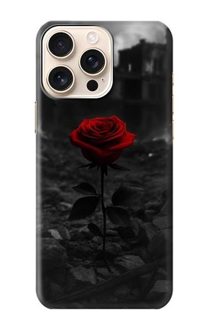 S4048 Ruines de roses rouges Etui Coque Housse pour iPhone 16 pro max