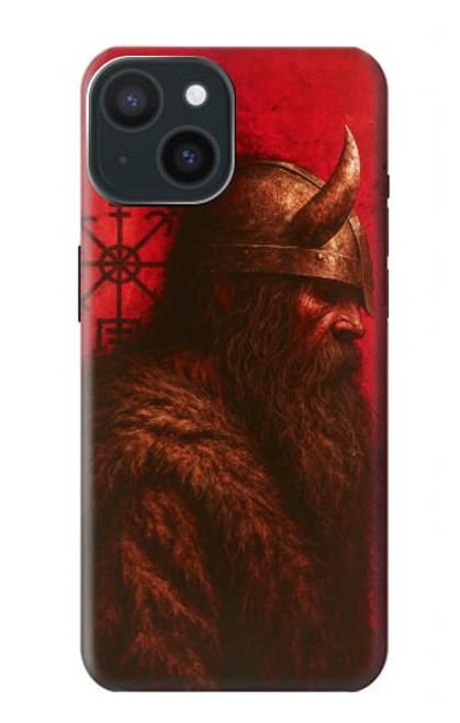 S4039 Guerrier viking Etui Coque Housse pour iPhone 15
