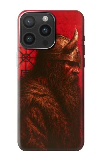 S4039 Guerrier viking Etui Coque Housse pour iPhone 15 Pro Max