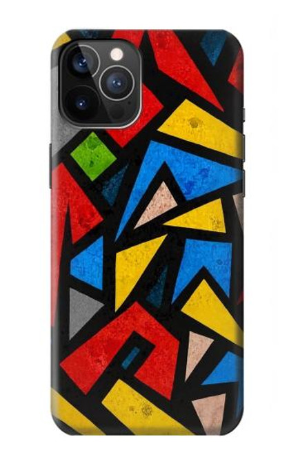 S4044 Art urbain abstrait Etui Coque Housse pour iPhone 12, iPhone 12 Pro