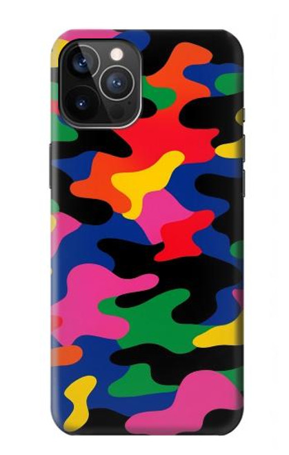 S4072 Camouflage coloré Etui Coque Housse pour iPhone 12, iPhone 12 Pro