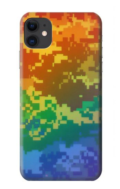 S4047 Camouflage LGBTQ Etui Coque Housse pour iPhone 11