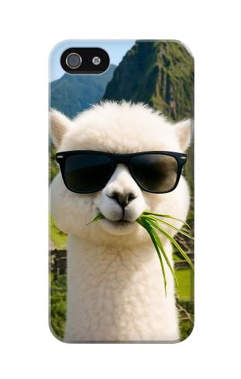 S4069 Lunettes de soleil alpaga Etui Coque Housse pour iPhone 5 5S SE