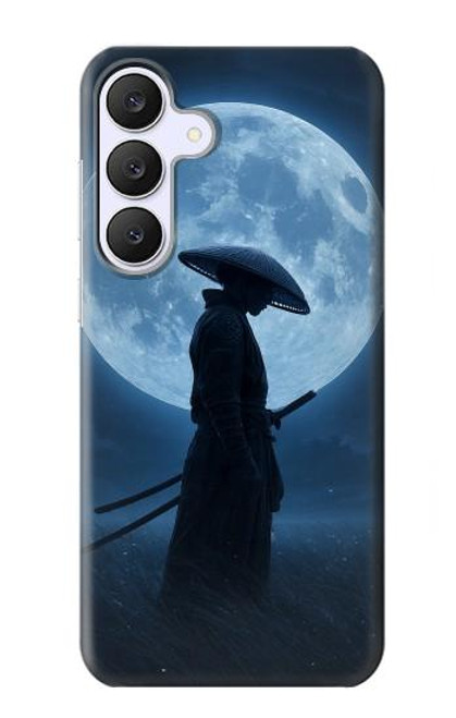 S4034 Nuit de lune de samouraï Etui Coque Housse pour Samsung Galaxy S25 FE