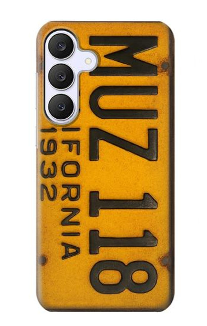 S4060 Plaque d'immatriculation vintage de Californie Etui Coque Housse pour Samsung Galaxy S25 FE