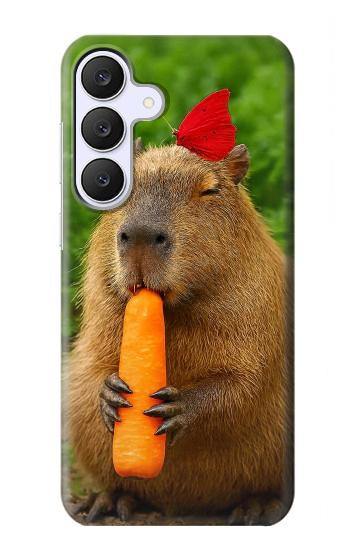 S4068 Papillon capybara Etui Coque Housse pour Samsung Galaxy S25 FE, S26 FE