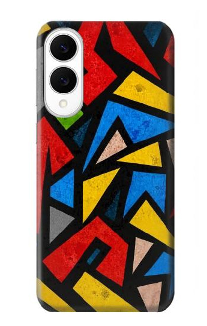 S4044 Art urbain abstrait Etui Coque Housse pour Samsung Galaxy S25 Edge