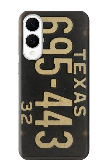 S4061 Plaque d'immatriculation vintage du Texas Etui Coque Housse pour Samsung Galaxy S25 Edge