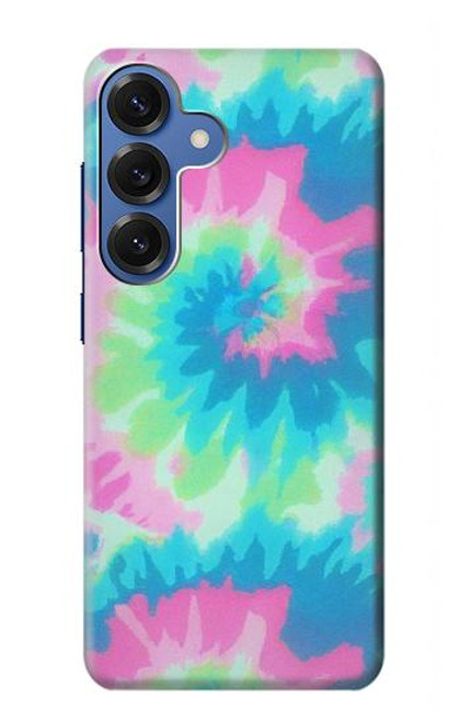 S4033 Typage tie-dye pastel Etui Coque Housse pour Samsung Galaxy S25