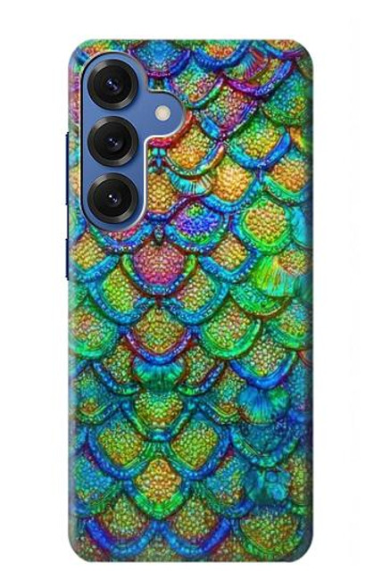 S4071 Écailles de sirène colorées Etui Coque Housse pour Samsung Galaxy S25