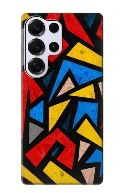 S4044 Art urbain abstrait Etui Coque Housse pour Samsung Galaxy S25 Ultra