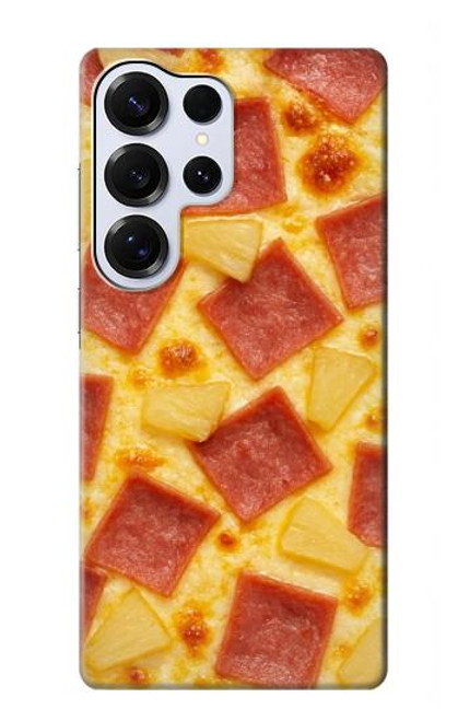 S4067 Pizza hawaïenne Etui Coque Housse pour Samsung Galaxy S25 Ultra