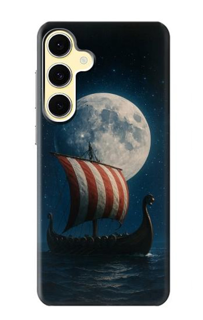 S4040 Navire de guerre viking Etui Coque Housse pour Samsung Galaxy S24 FE