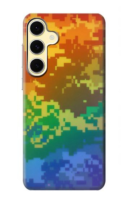 S4047 Camouflage LGBTQ Etui Coque Housse pour Samsung Galaxy S24 FE