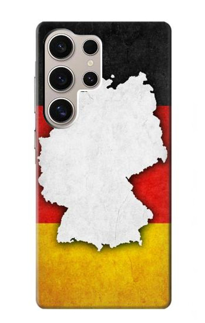 S4055 Drapeau allemand Etui Coque Housse pour Samsung Galaxy S24 Ultra