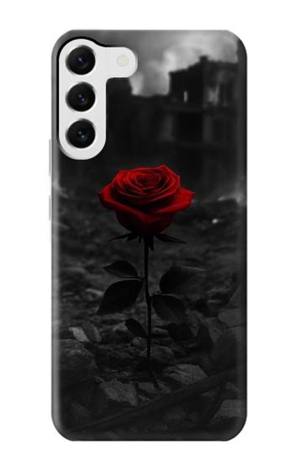 S4048 Ruines de roses rouges Etui Coque Housse pour Samsung Galaxy S23 Plus