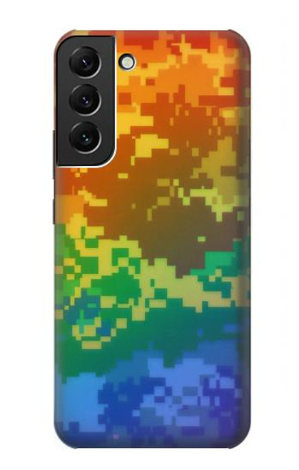 S4047 Camouflage LGBTQ Etui Coque Housse pour Samsung Galaxy S22 Plus