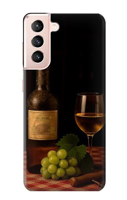 S4041 Vin de vieilles vignes Etui Coque Housse pour Samsung Galaxy S21 5G