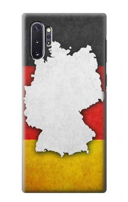 S4055 Drapeau allemand Etui Coque Housse pour Samsung Galaxy Note 10 Plus