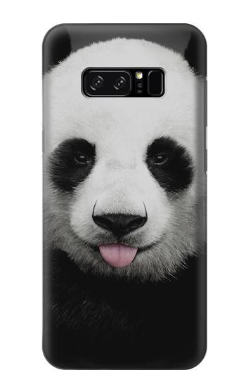 S4049 Panda mignon tirant la langue Etui Coque Housse pour Note 8 Samsung Galaxy Note8