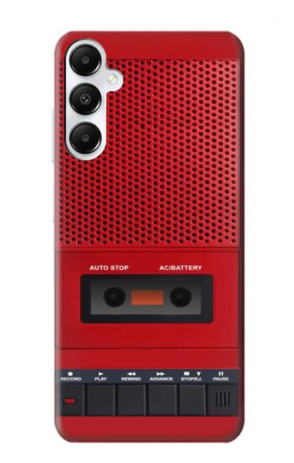 S4073 Cassette rouge vintage Graphique du joueur Etui Coque Housse pour Samsung Galaxy A05s