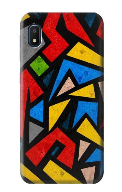S4044 Art urbain abstrait Etui Coque Housse pour Samsung Galaxy A10e