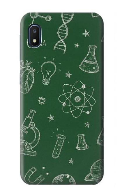 S4059 Graphisme scientifique sur tableau noir Etui Coque Housse pour Samsung Galaxy A10e