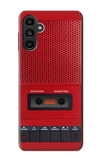 S4073 Cassette rouge vintage Graphique du joueur Etui Coque Housse pour Samsung Galaxy A13 5G