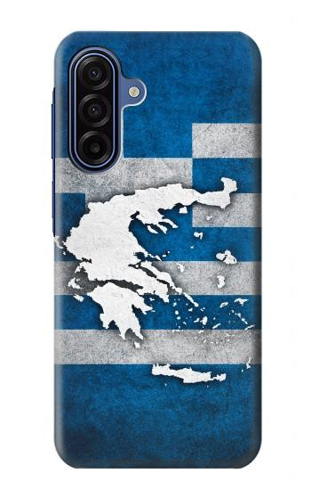 S4074 Le drapeau de la Grèce Etui Coque Housse pour Samsung Galaxy A17, A18