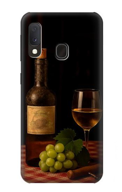 S4041 Vin de vieilles vignes Etui Coque Housse pour Samsung Galaxy A20e