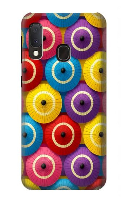 S4065 Motif d'il de serpent parapluie Etui Coque Housse pour Samsung Galaxy A20e