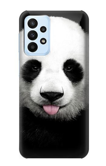 S4049 Panda mignon tirant la langue Etui Coque Housse pour Samsung Galaxy A23
