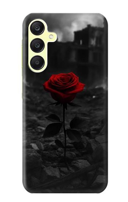 S4048 Ruines de roses rouges Etui Coque Housse pour Samsung Galaxy A25 5G