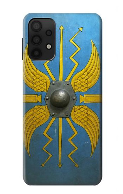 S4052 Bouclier romain bleu Etui Coque Housse pour Samsung Galaxy A32 5G